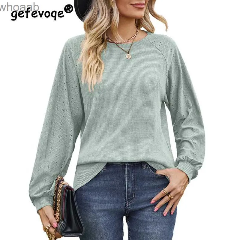 T-shirt maschile Donne autunno inverno Trendy Trendy Elegante T-shirt Solido o Magliette a maniche lunghe SOLE SEMPLICE PROCESSI POLOVER CASUALI PROCESSI POLOVER