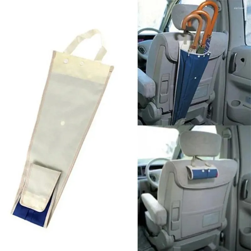Accessoires d'intérieur siège de voiture parapluie de pluie humide support pliable housse gaine sac de rangement transporteur boîte de protection étanche