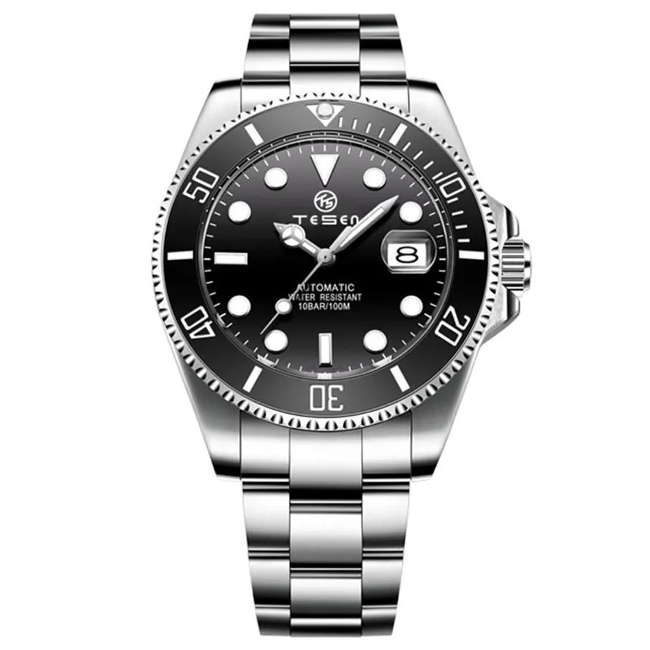 Męskie zegarek automatyczne zegarki mechaniczne 40 mm Sapphire Sapphire zegarek na rękę Modną rękę na rękę Montre de lukse prezenty dla men246l