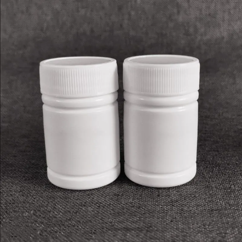 Free Shipping 100pcs 30ml 30cc 30g HDPE White Empty Pharmaceutical Plastic Medicine Pill bottles with Caps & aluminum Sealers Frpcx