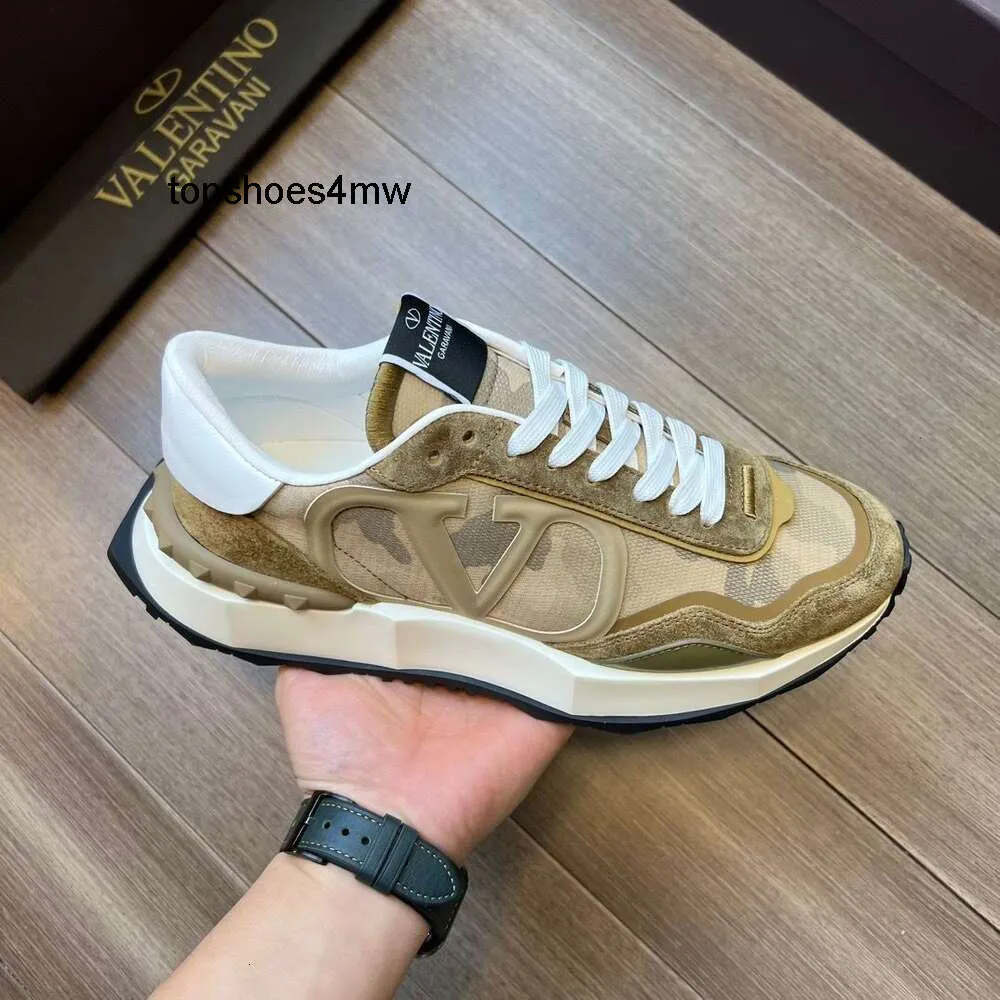 Valentino Open Sneakers Valentino Dad Shoes Men's Fashion Sneakers