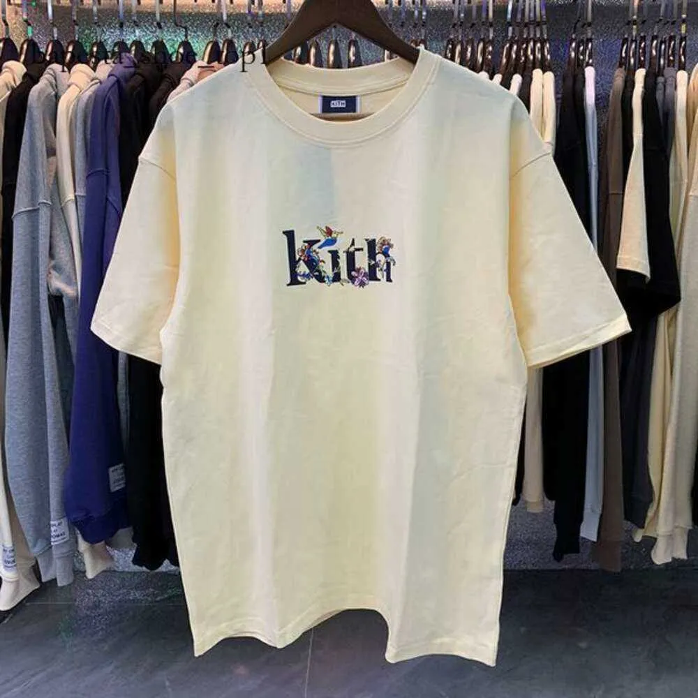 Kith Sweat à capuche Vente chaude Designer Tees Hommes T-shirts Été Imprimer 100% coton T-shirt décontracté pour hommes et femmes Tee Spider Sp5der 9969 W029
