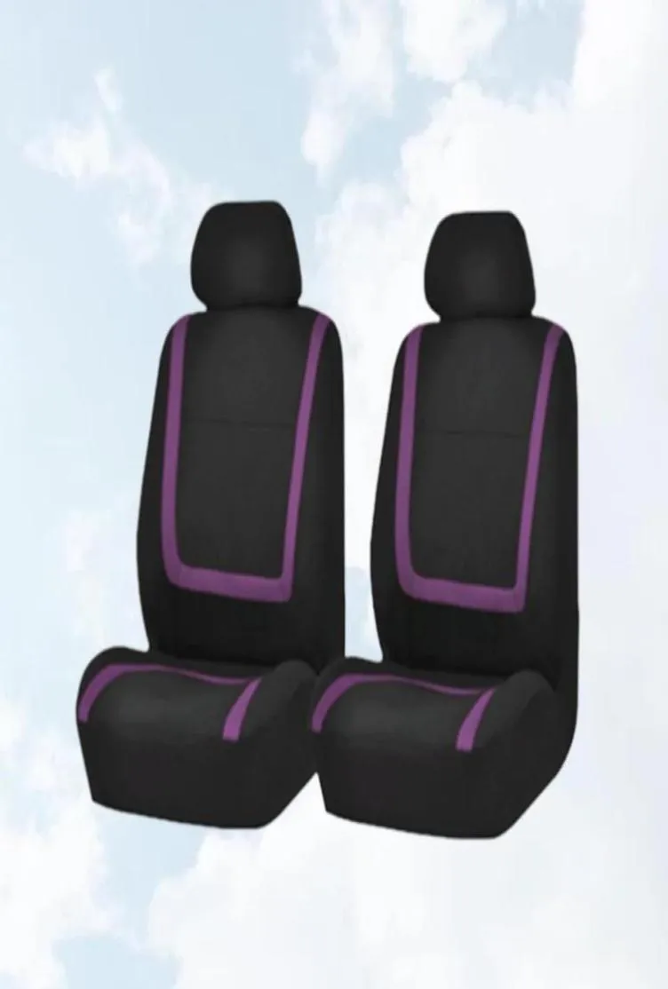 Чехлы на автомобильные сиденья, 4 шт., универсальный автомобильный утепленный износостойкий защитный коврик, аксессуары для интерьера Purple3242388