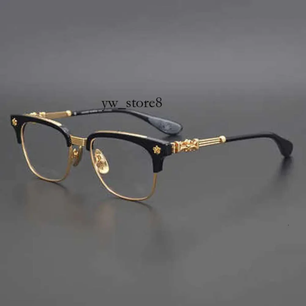 Fashion Ch Cross Sunglasses Frames Designer Heart Men Eyeglass Pure Titanium Gold Glasses Plate Myopia Chromes Women Brand Chromes Sunglasses of Women Glasses 6714