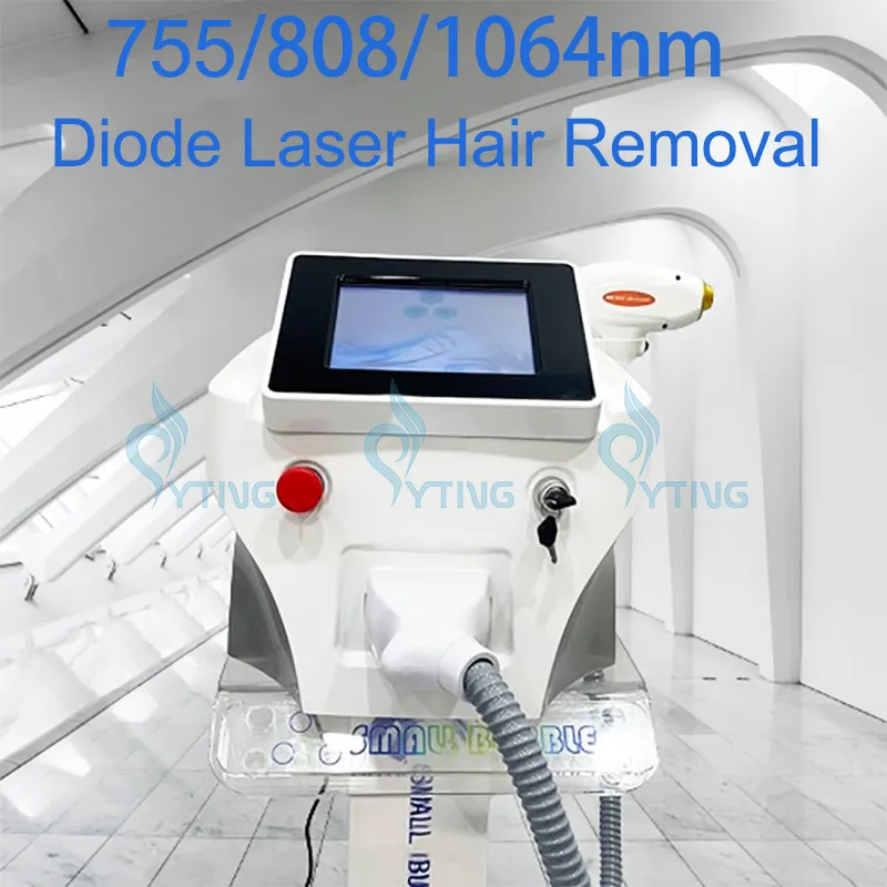 Laser Hair Removal for All Colors of Skin Bikini Armpit Beard Lip Line Painless Hair Remover Permanent 808nm Lazer Diode Beauty Machine Portable Spa Use