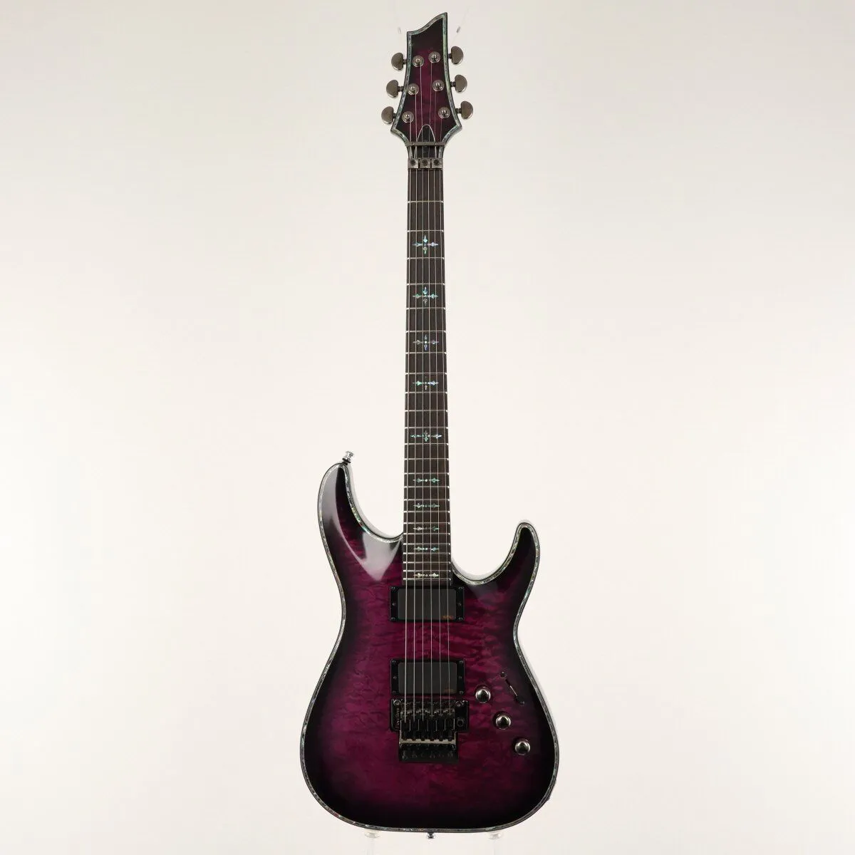 SCHEC TER AD C1 FR HR Trans Purple Burst Guitarra Elétrica