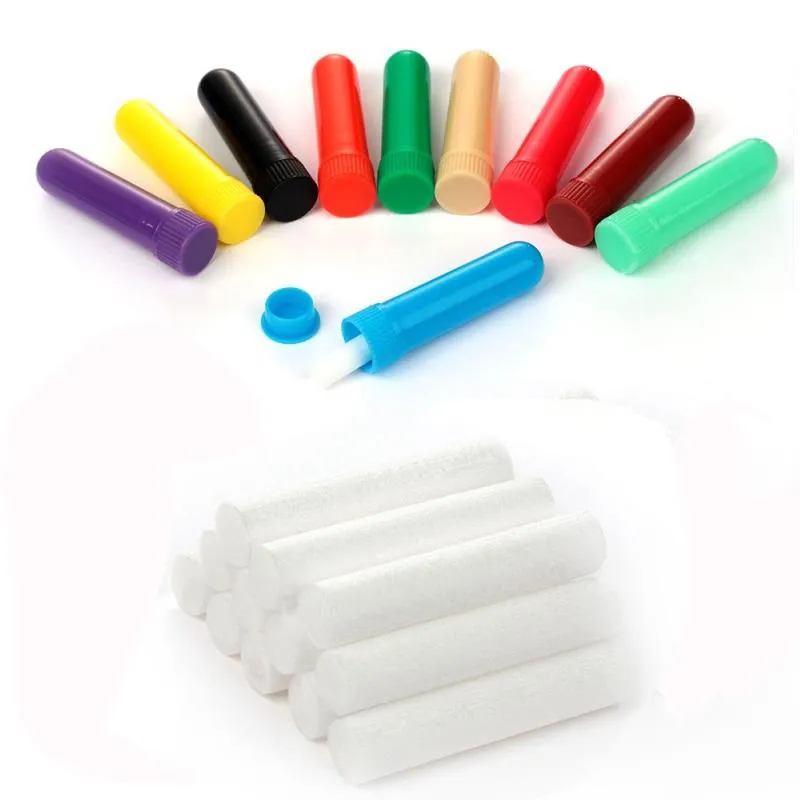 2000 sets/lot to USA blank Aroma inhaler sticks, plastic nasal inhaler for DIY essential oil Pmrhs