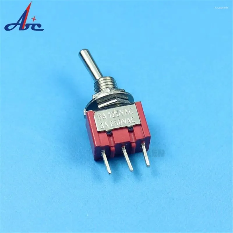 Smart Home Control 10pcs/Lot SPDT 3Pins 2Position ON-ON Miniature Rocker Toggle Switch PCB Lug 3A/250VAC 5A/125VAC.