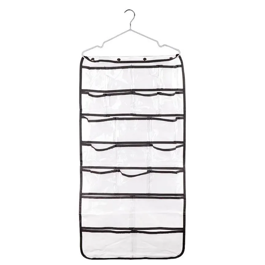 Sacs de rangement 42 poches support suspendu placard organisateur bien rangé porte de garde-robe Rack327J