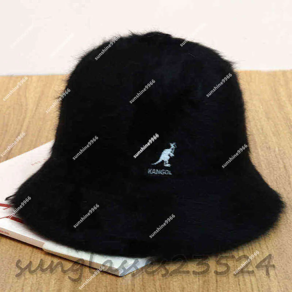 2024ワイドブリムハットバケツハット新しいカンガルードームウサギヘアウーマンバケツハットマルチカラーマンCPS漁師帽子ユニセックス11色カップルモデル帽子AA220312