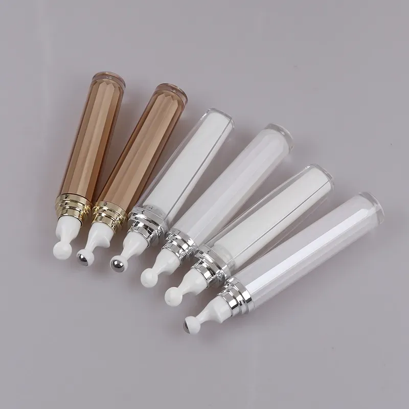 15ml 20ml Essential Oil Bottles Roll On Stainless Steel Roller Ball Massager Eye Cream Perfume Refillable Empty Bottle Container