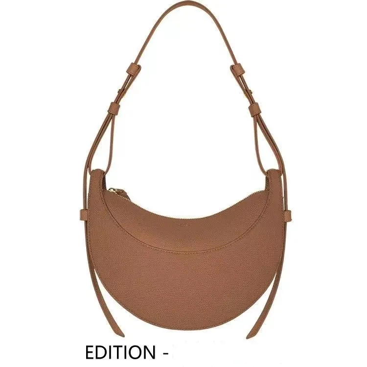 Polenee Bag Tonca Texturé Sac Polene Sac Polee Camel Numero Un Nano Ma le Cyme Tote Femmes Cross Body Bods Sac en cuir Luxury Half Moon Underarm Sacs Sacs 697