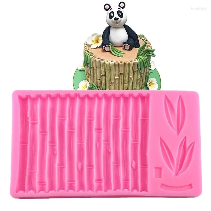 Backformen Bambusblatt Rüschenform Silikonform 3D für Panda Kuchen Grenze Dekoration Schokolade Creme Form Werkzeug Küchenzubehör