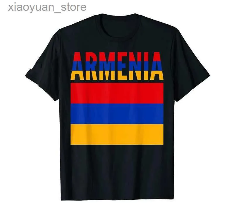 Dames T-shirt Nieuw ontwerp Verontruste Armenië Vlag Armeense Diaspora Land Natie T-shirt voor mannen Dames T-shirt Hip Hop Tops Comfortabele T-stukken 240130