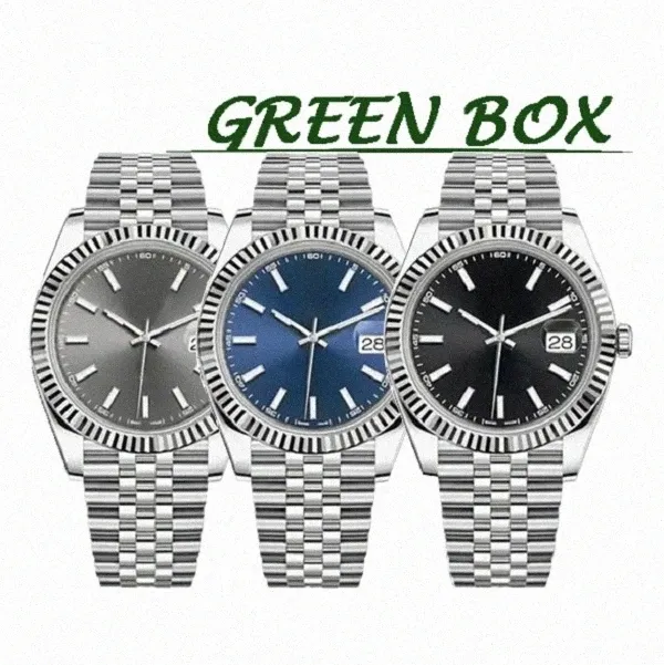 Męskie zegarki designerskie zegarki relojes datę 126334 luksusowy automatyczny ruch mechaniczny Wodoodporny 41 mm tarcza