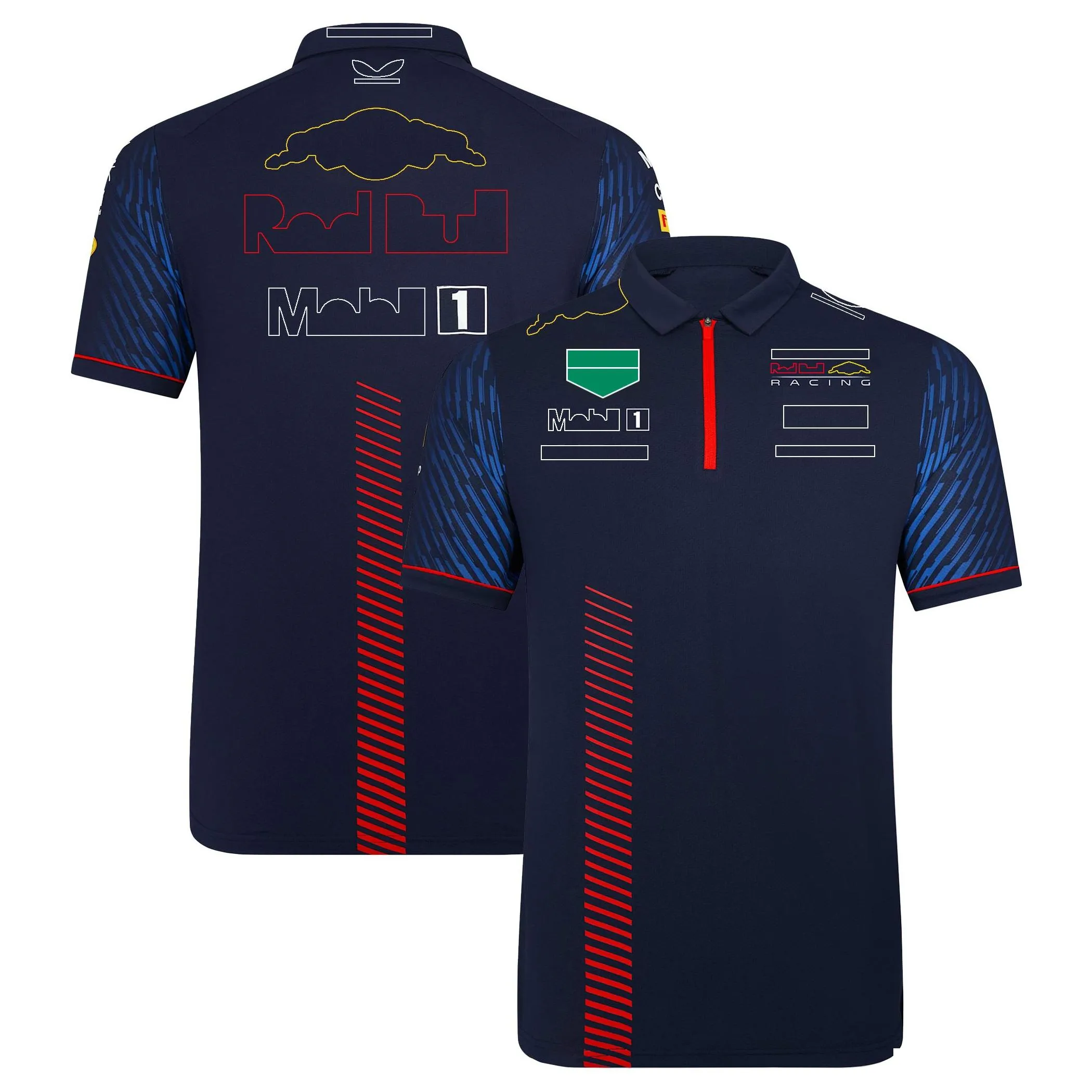 2023 f1 team new t-shirt polo clothes four seasons formula one new racing clothes official custom