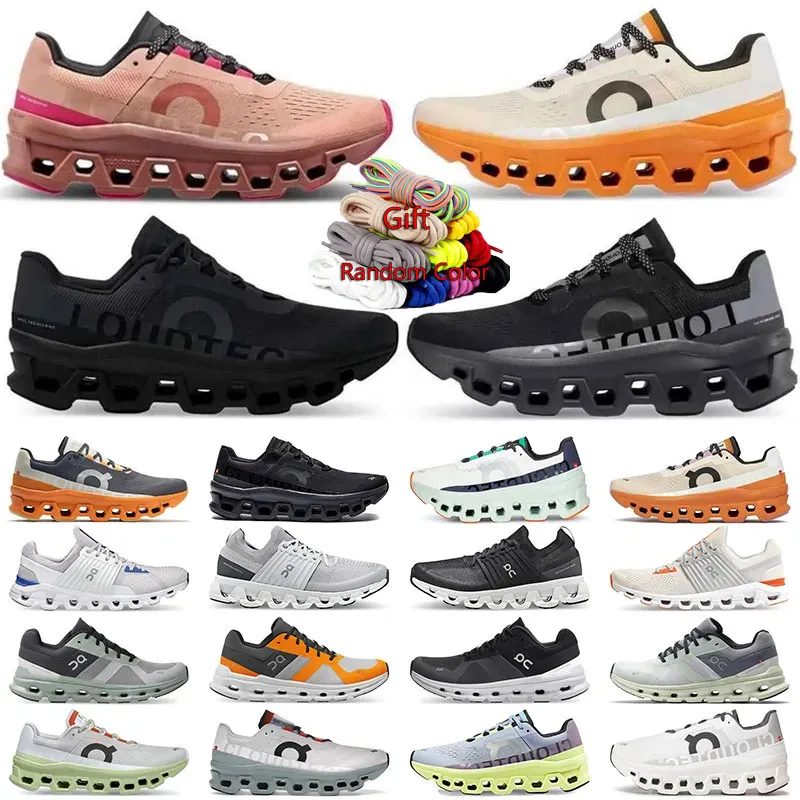 Ons Cloud Laufschuhe Designer Schuhe Cloudmonster Nova X1 X3 Trainer Sneakers Schwarz Weiß Surfernova L Schwarz Weiß Acai Lila Gelb Wolken Männer Damen Schuhe