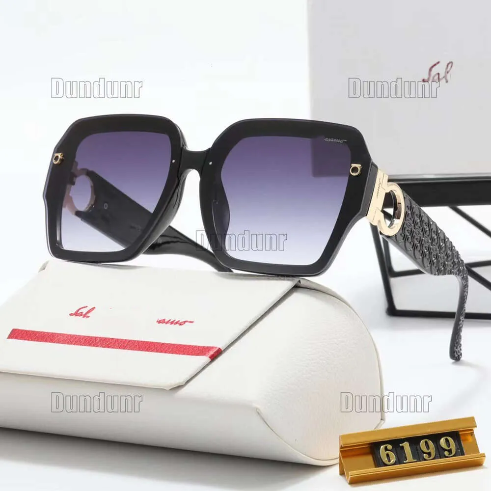 2024 Designer Luxury Fashion feragamo Occhiali da sole Occhiali da vista classici Goggle Beach Occhiali da sole per uomo Donna Occhiali da sole all'aperto 6199