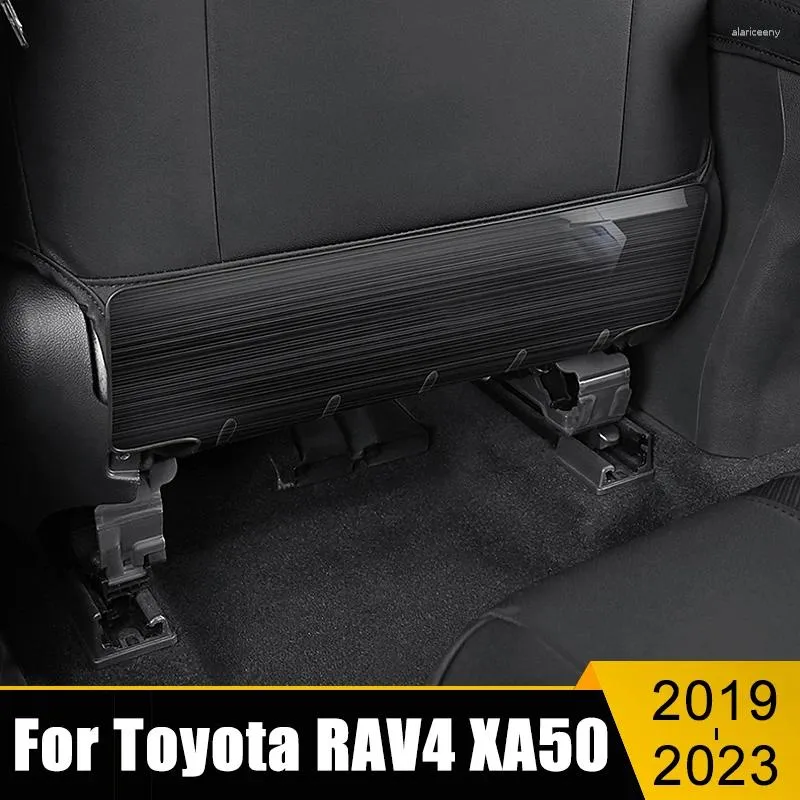 İç Aksesuarlar Paslanmaz Araç Koltuğu Arka Kick Anti Kick Pad Koruyucu Su Geçirmez Çocuk Toyota için Kirli Paspaslar RAV4 XA50 HYBRID 2024-2024 2024