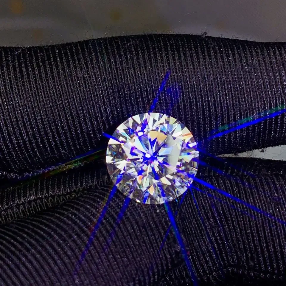 Kamienigłe senior 100% 5ct duży ziarno wysokie ogień moissanite d Color vvs1 jasność dostępna w masie wysokiej biżuterii diamonds;