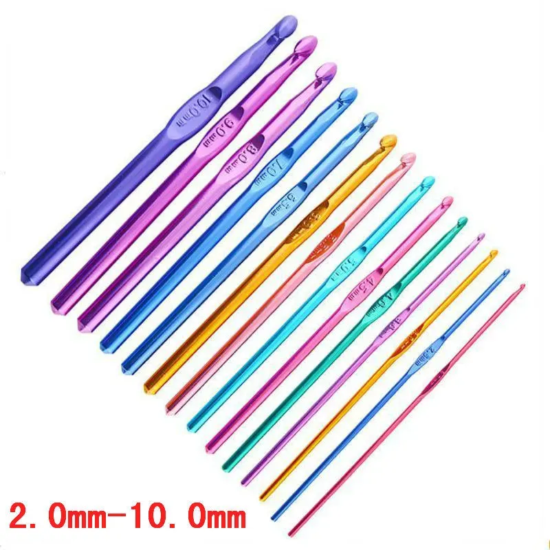 Single Head Crochet Wig Hair Hook Needles Sweater Needle Alumina Crochet Knitting Tool ZZ