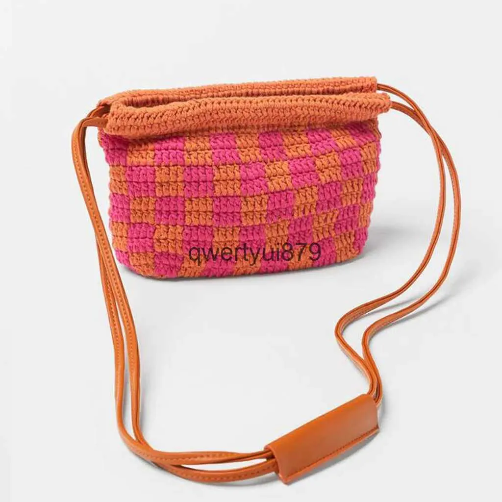 Shoulder Bags Za cute wool crocet bag it color new style womens cildrens girls and-knied messenger soulderqwertyui879