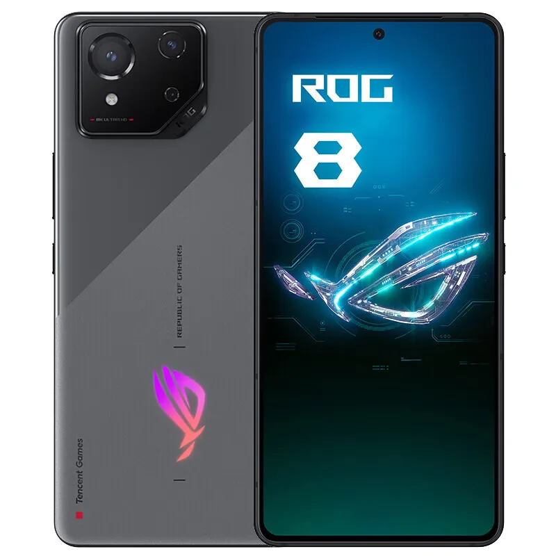 Original Asus ROG 8 5G Gaming Mobile Phone Smart 16GB RAM 256GB ROM Snapdragon 8 Gen3 50MP NFC Android 6,78" 165Hz AMOLED Full Screen ID de impressão digital à prova d'água