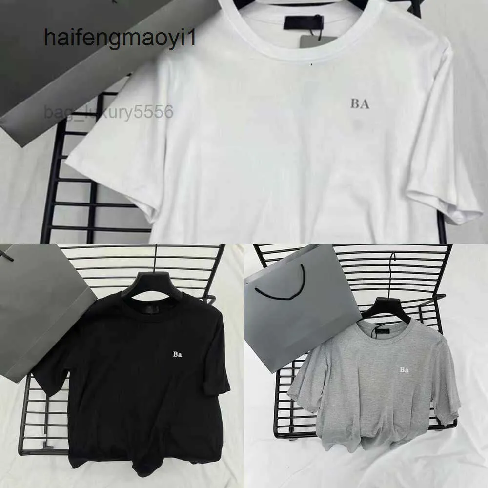 Mode Balencaigaly Top Balencigaly High Designer S4XL T Pure Shirt Été Grand T-shirts courts Manches Senior Waves Coton Tee Qualité Hommes Femmes Taille Lovers Lu