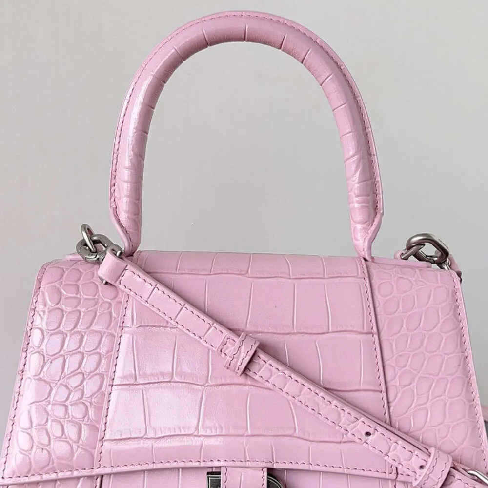 バッグ女性砂時計のハンドバッグの特別なデザインレディーストラベルハンドバッグ美しいピンクの贅沢