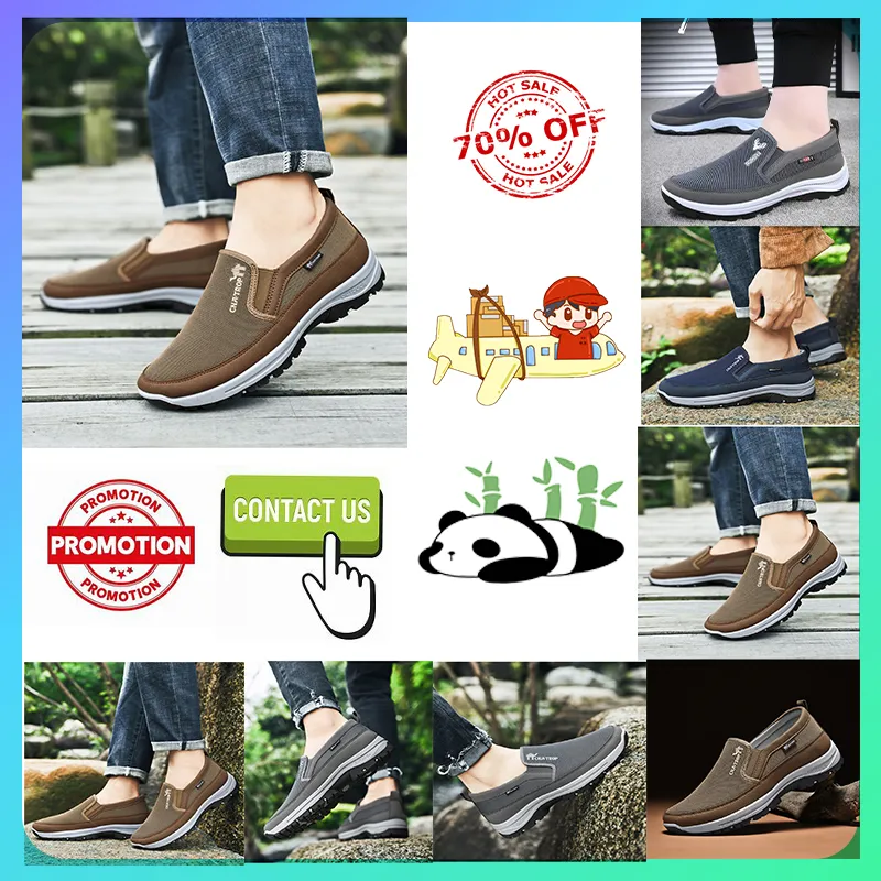 Designer Casual Platform Opstapschoenen voor ouderen van middelbare leeftijd, dames, mannen, werk Stevig wandelen, Herfst, Comfortabel, slijtvast, Antizool, Papa's schoenen