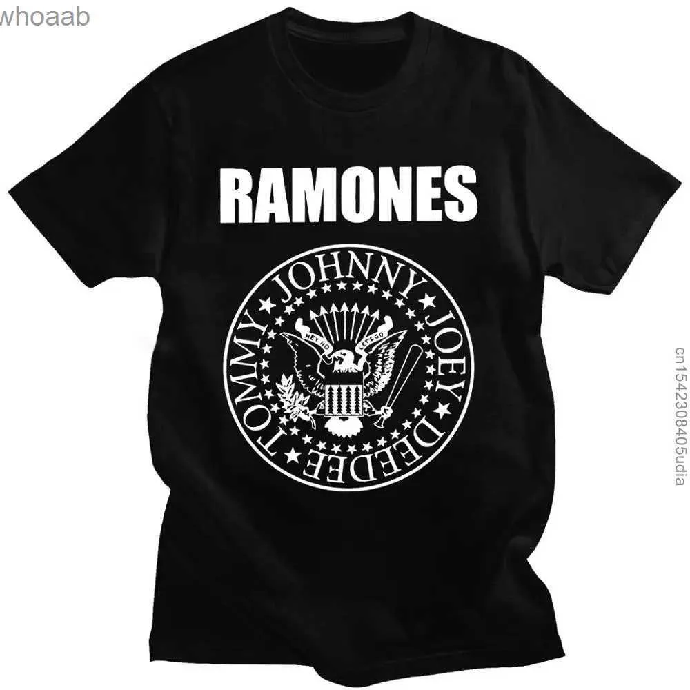 T-shirts hommes Fghfg Femmes Fghfg Ramone Seal Graphic T-shirt Punk Rock Fghfg Forest Hills Album Unisexe Hommes Femmes T-shirt 240130