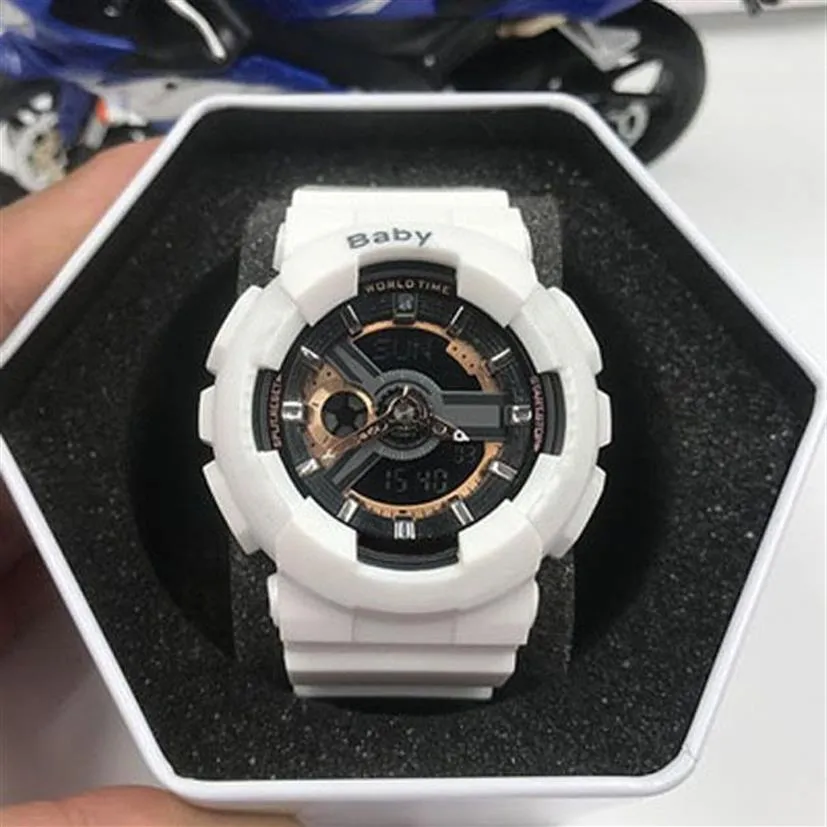 Fashion Women Watches Baby Sports Digital LED Designer Girl Autolight Waterproof Student Military Brand Watch with box331L