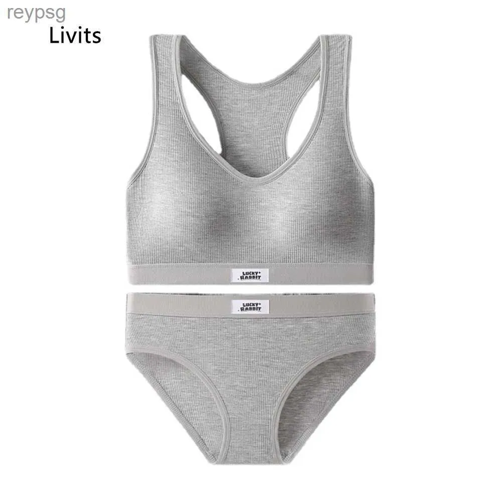 Outras calcinhas mulheres sutiãs esportivos almofada removível fio livre yoga bralette sutiã lingerie sexy casual coreano sa1518 yq240130