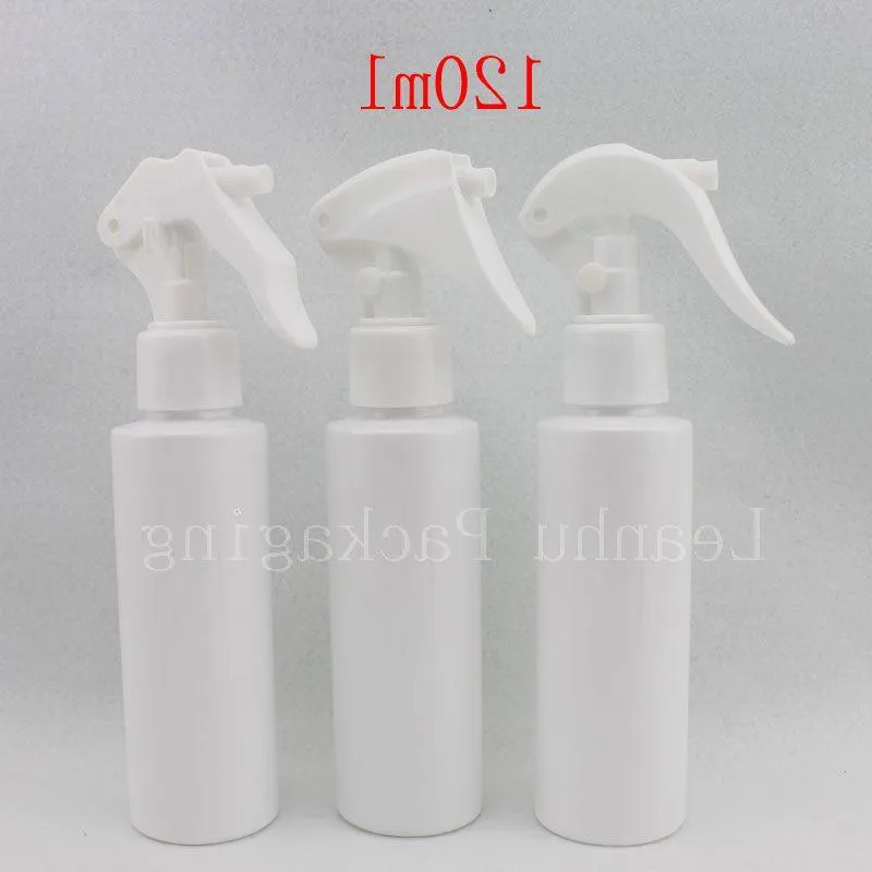 40X 120ml white makeup setting trigger spray , plastic spray bottle container empty,DIY refillable water spray bottle Xjqdq