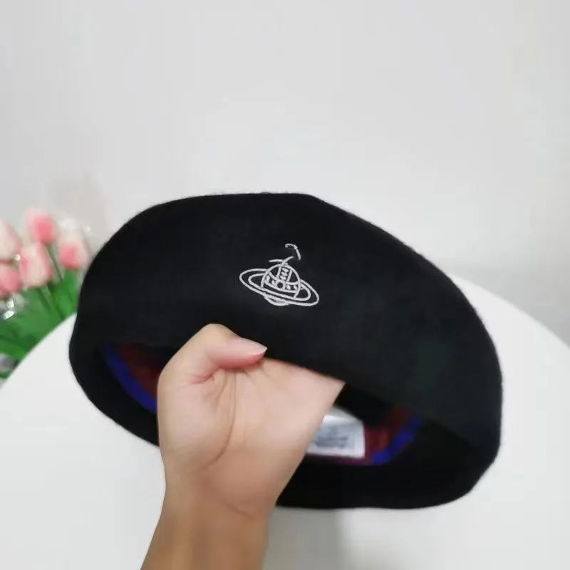 Новый дизайнерский берет с логотипом Saturn Fashion Trend Vivi Hat Высококачественный продукт