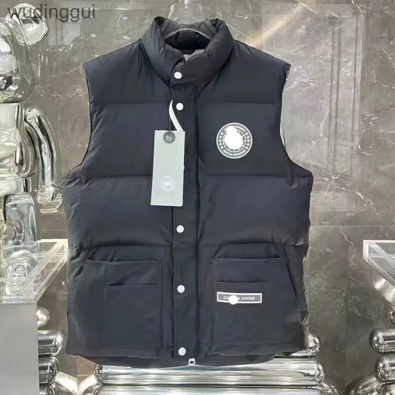 1: 1 Uppvärmd bombplan Canda Kanada Goode Jacket Body Warmer Bodywarmer Designer Vest Weste Doudoune Sans Manche Puffer Vest Men Gilet Mens Vest Women Gilet Qjl4