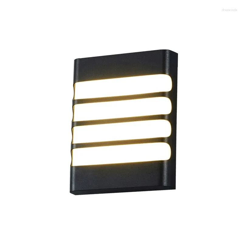 Applique murale moderne lumière LED appliques extérieures étanche porche éclairage de jardin puissant cour rue aluminium