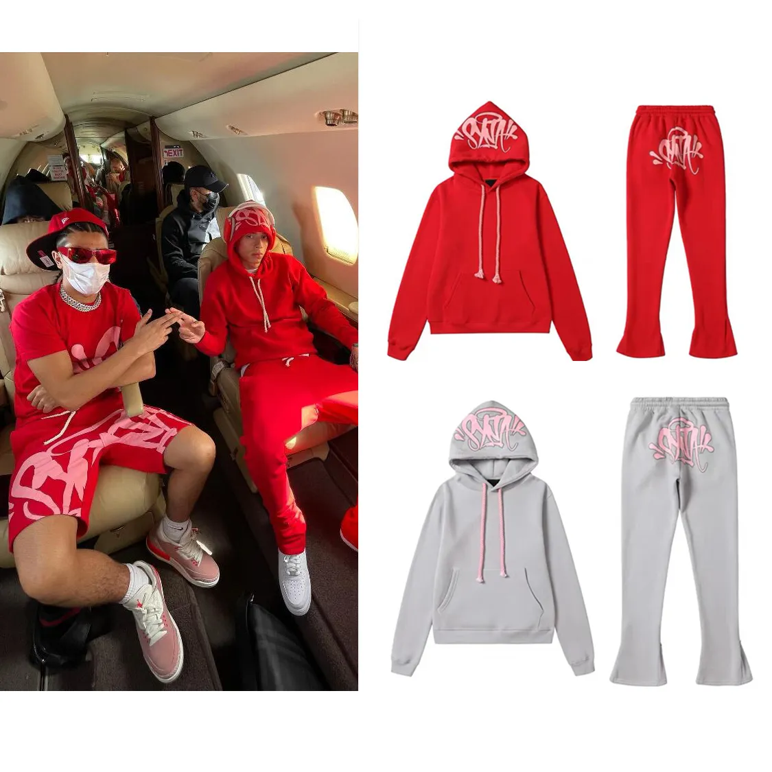 2024 Syna World Tracksuit: Designer Hooded Cotton Pullover