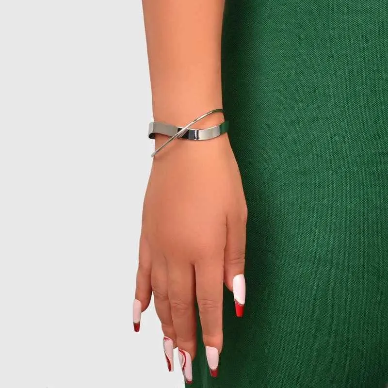 DHgate.com:Exquisite Fashion Gold Silver Smooth Wave Double DHgate.com:Exquisite Fashion Gold Silver Smooth Wave Double