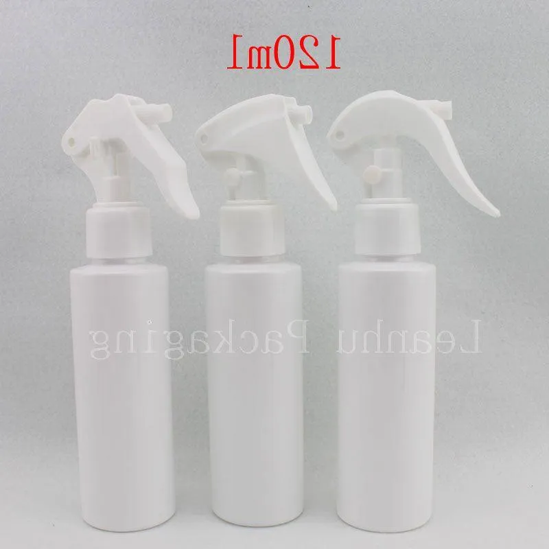 40X 120ml white makeup setting trigger spray , plastic spray bottle container empty,DIY refillable water spray bottle Uaqjx