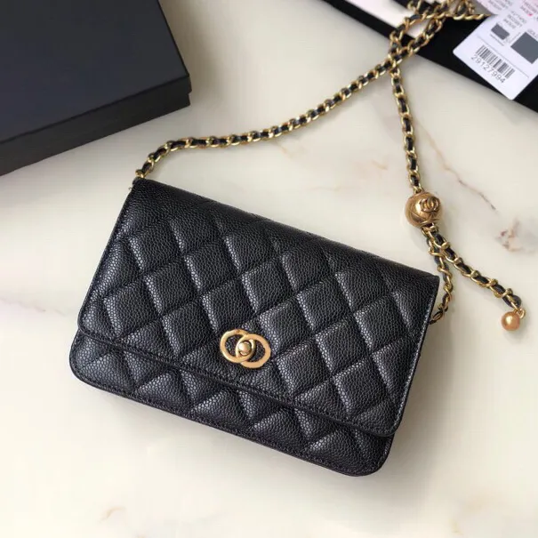 Top quality Designer women's crossbody shoulder Bags fashion man quilted Leather lambskin envelope cc woc Bag Luxurys lady gift flap purse gold chain clutch tote bag