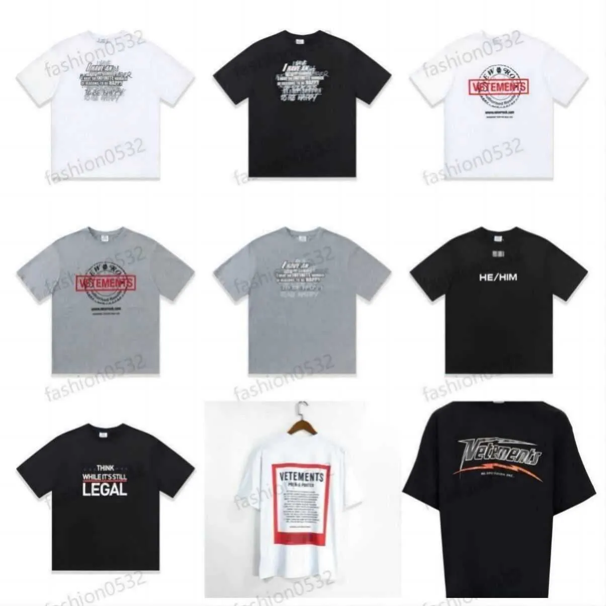 DHgate.com:Vetements Mens Cotton T-Shirt with Postage Patch DHgate.com:Vetements Mens Cotton T-Shirt with Postage Patch