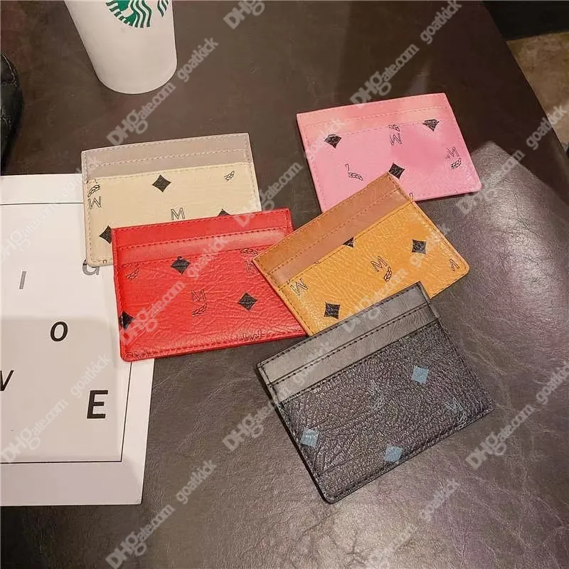 Card Case Wallet Luxury Designer for Men Card Holder Leather Passport Holders Women Key Pouch Handbag Coins Purse Mini Wallets Interior Slot Coin Pouch