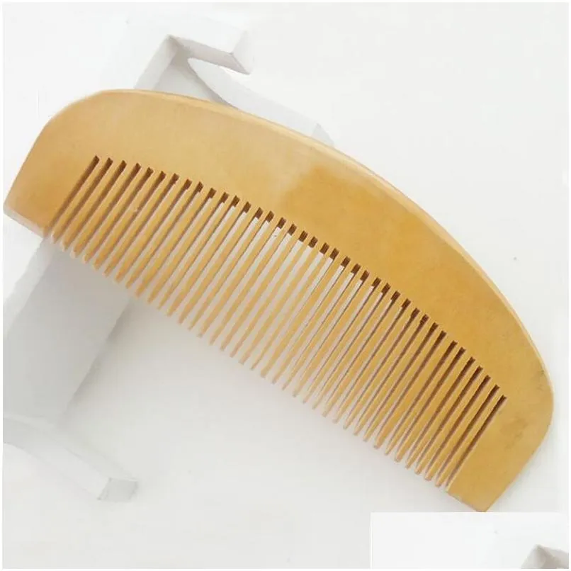 Brosses à cheveux 80pcs sans logo 13cm à la main pêche anti-statique peigne pour femmes mâle naturel livraison produits produits soins outils de coiffure otlup