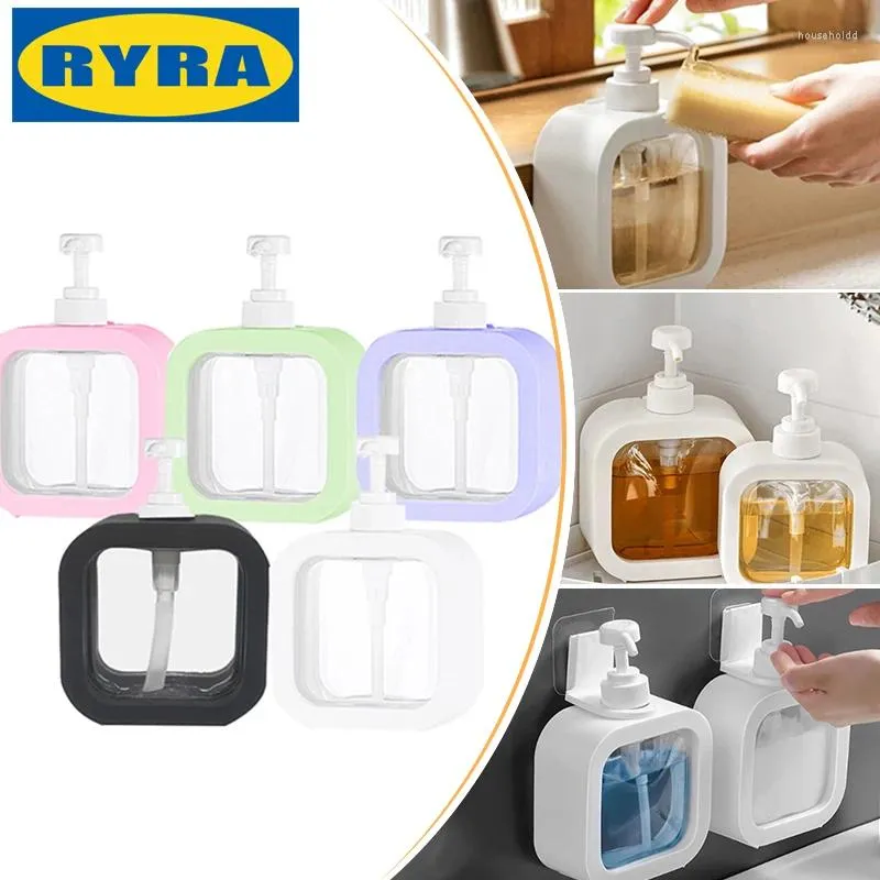 Liquid Soap Dispenser 30/50/100/300/500ML Empty Pump Shampoo Bottle Dish Container Bathroom Shower Laundry Storage