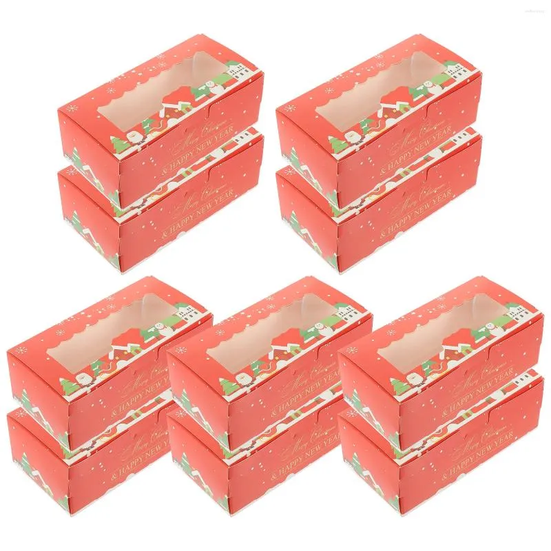 Ta ut containrar 10 st macaron box julpappers koppar xmas leverans godis gåvor ägguls case container brud