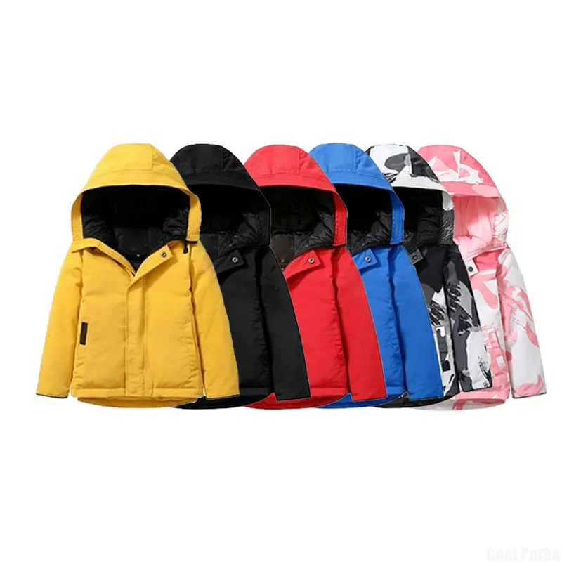 Down Coat Kids Designer Down Coat Winter Jacket Boy Girl Baby Outerwear Jacket's with Badge Thick Warm Outwear Coats Children Parka's Fashion Classic