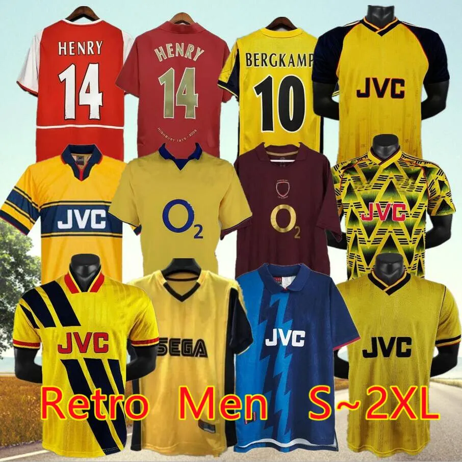 SHIRT PIRES Retro VOETBALJERSEY HIGHBURY THUISVOETBAL Gallas ADAMS HENRY REYES 02 03 05 06 98 99 BERGKAMP 94 95 ADAMS Persie 96 97 Galla 86 87 89 WRIGHT