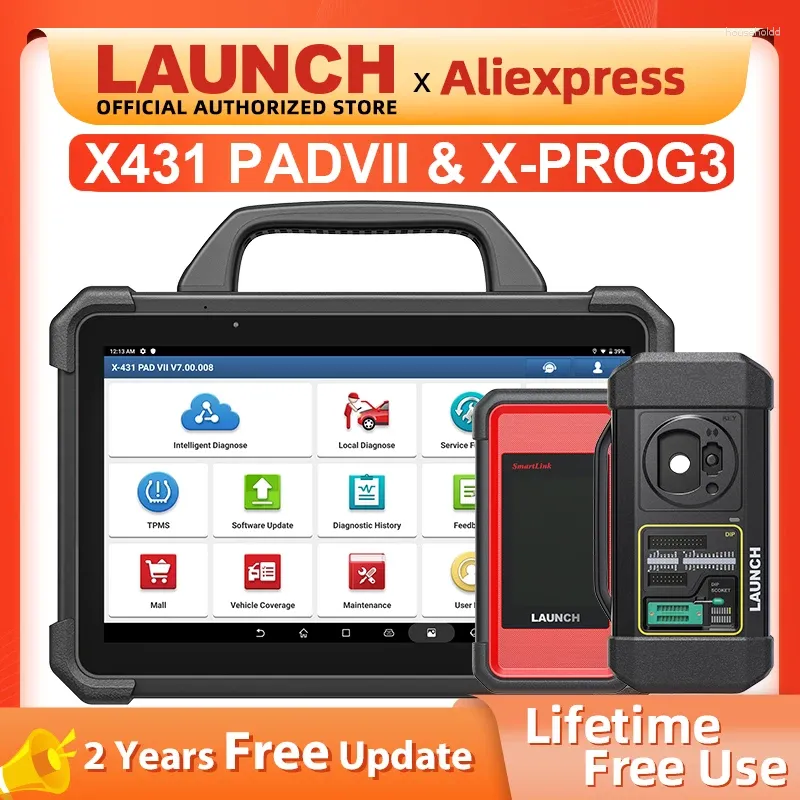 X-431 LAUNCH X431 PAD 7 & X-PROG3 Set Automotive Diagnostic Programming Tool All Key Lost Programmer Immobilizer PADVII PAD7