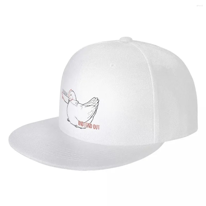 Gorras de bola Cluck Around And Find Out Hip Hop Hat Visor térmico Sombreros Hombre Mujer